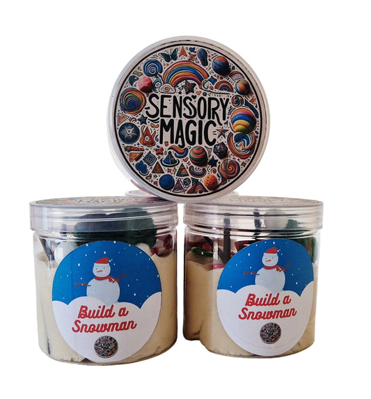 Build a Snowman Sensory Jar